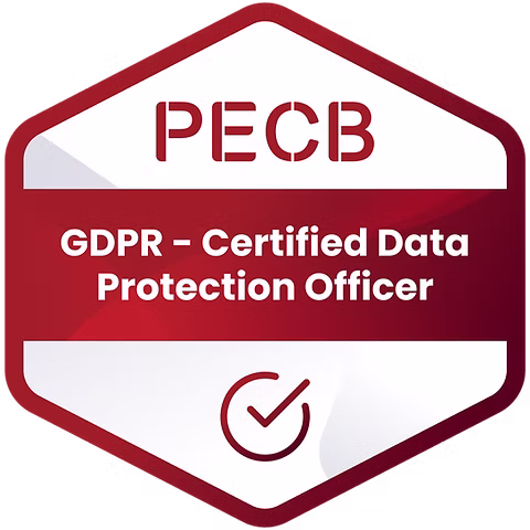 GDPR – Certified Data Protection Officer (PECB) e-learning